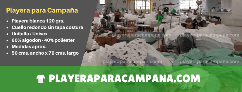 Playera para Campaña en Toluca